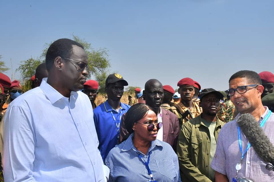 Governor of Unity State Assesses the Maintenance and Rehabilitation of the Mayom-Rotriah Road
