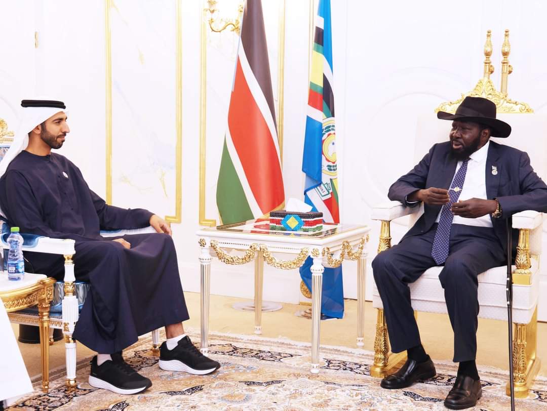 The President Discusses with the UAE Delegation the Enhancement of Investment and Long-term Relations