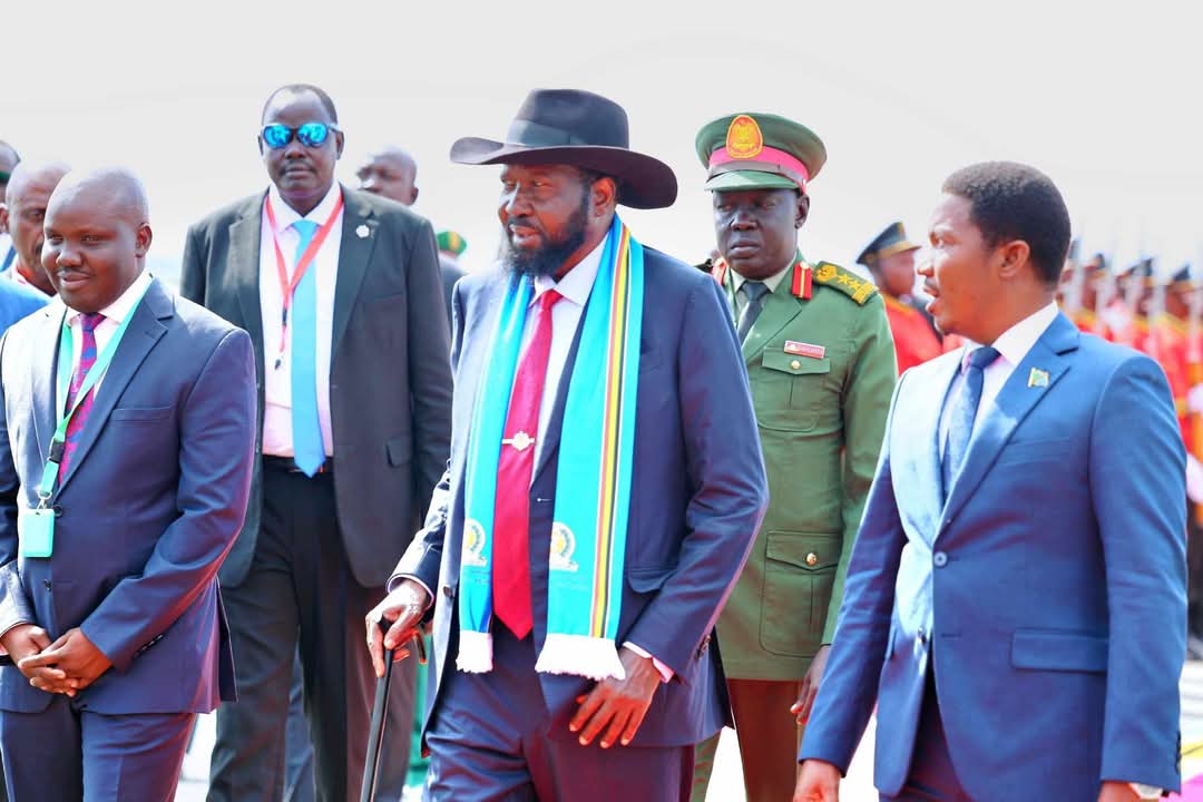A formal and traditional reception for President Salva Kiir in Arusha