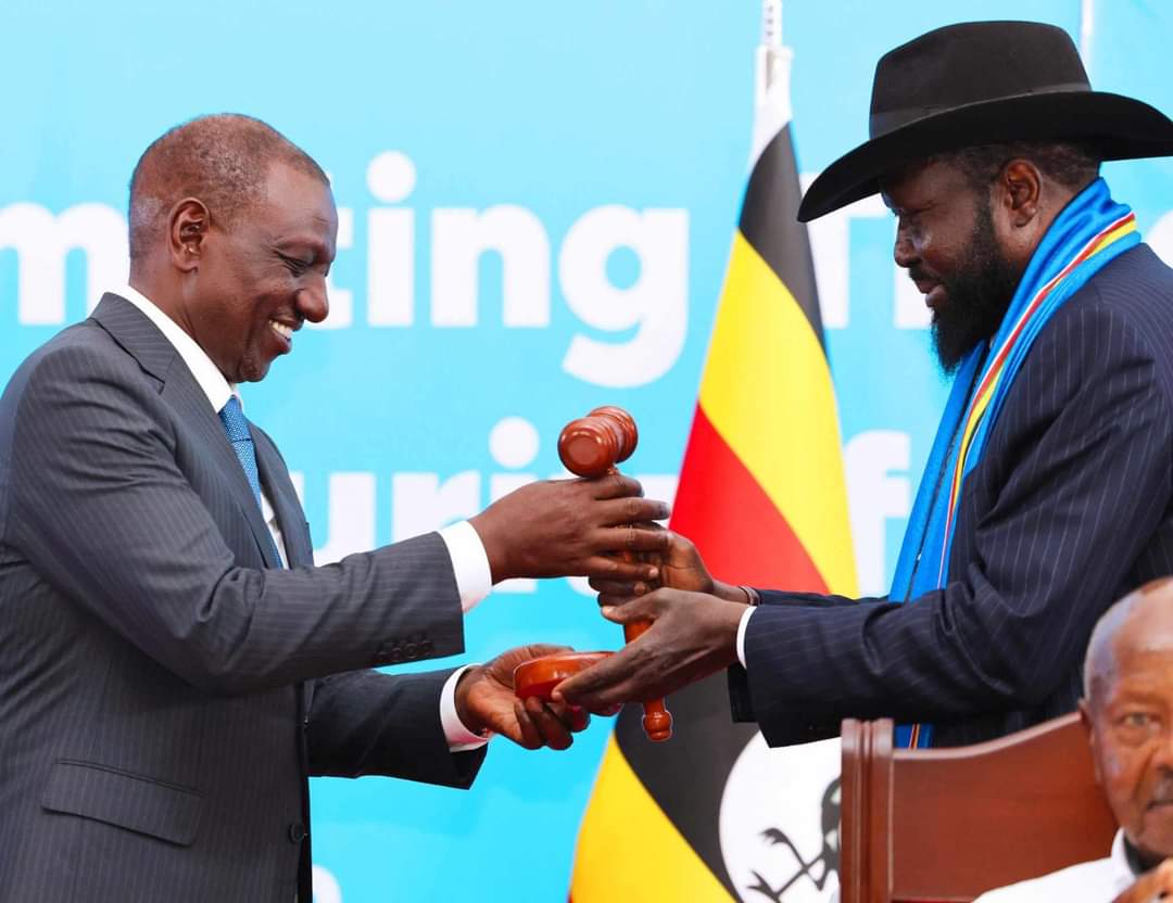 President Salva Kiir Hands Over the East African Community Leadership to Kenyan President Ruto