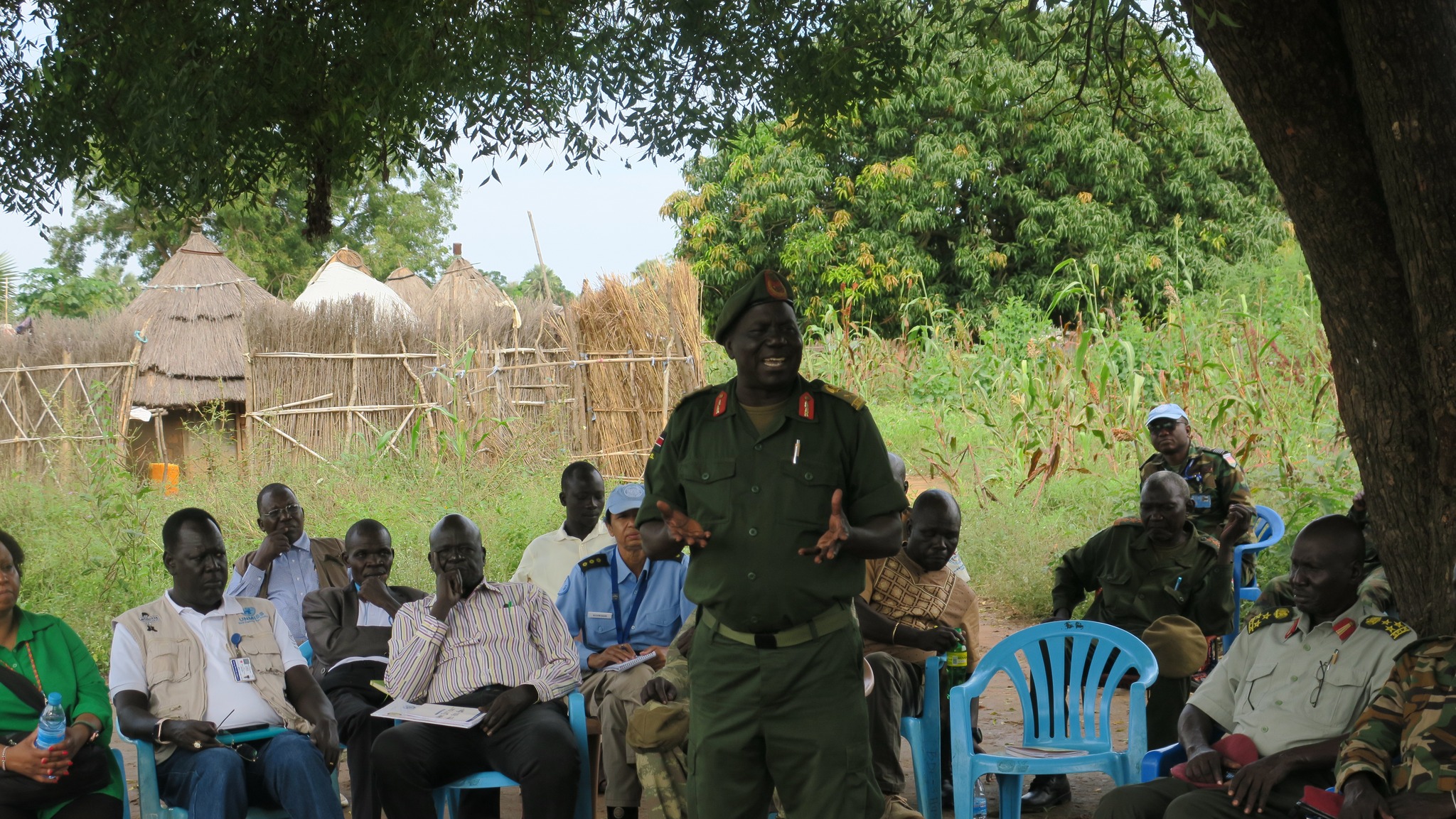 Verification Team Assesses the Situation of Child Soldiers at Irube Cantonment Site in Eastern Equatoria