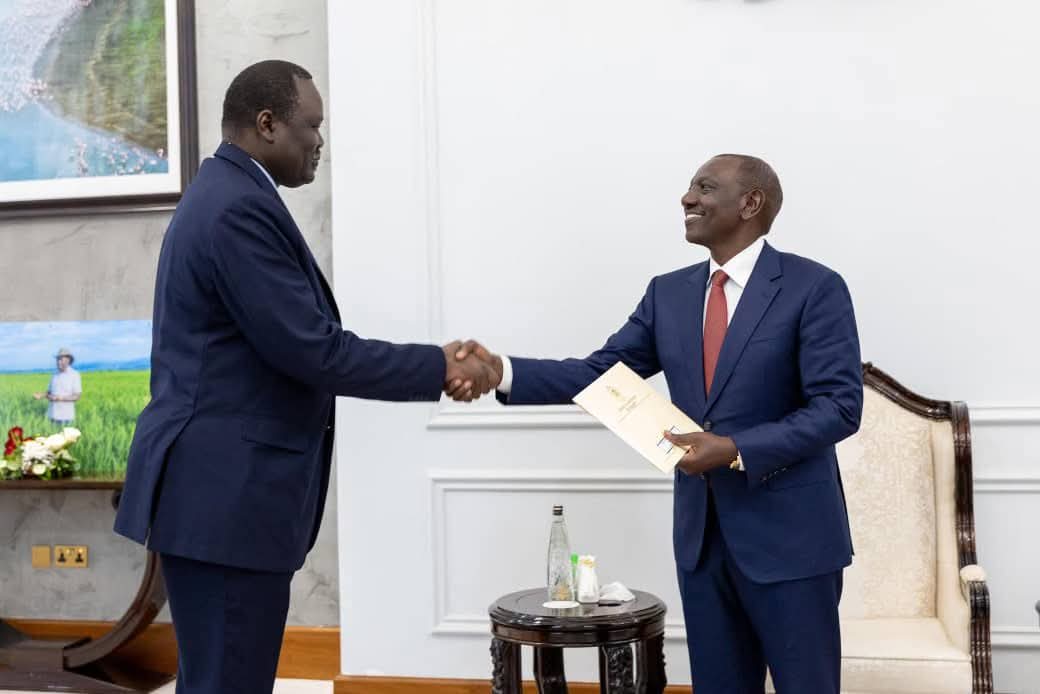 South Sudan’s Foreign Minister Delivers Special Message to the Kenyan President