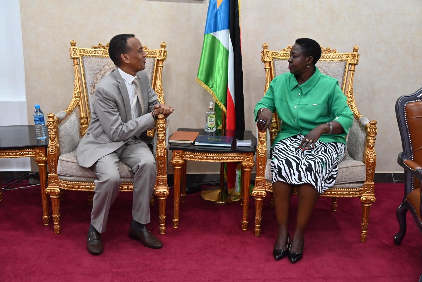 Transitional National Legislative Assembly Speaker, Discusses Cooperation Relations with the Ethiopian Ambassador to South Sudan