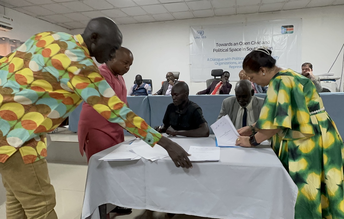 Political Parties Forum Held in Aweil to Discuss Civil and Political Dialogue Issues