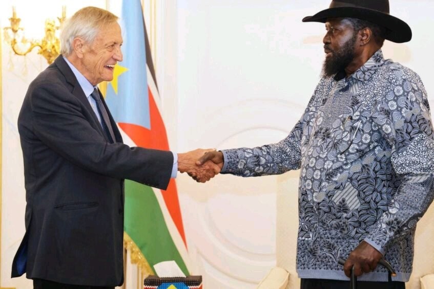 President Salva Kiir Discusses Challenges Facing the Country with UN Representative