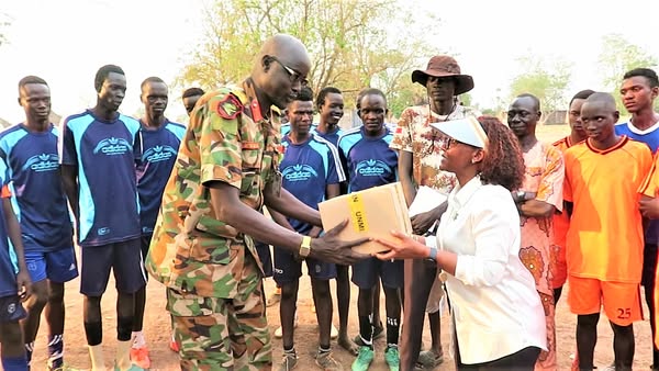 UNMISS Organizes Friendly Match to Strengthen Social Bonds in Yambio