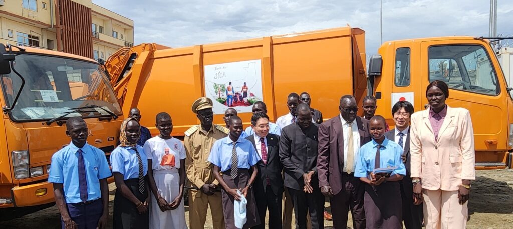 36 new garbage trucks in juba to boost the cleanliness