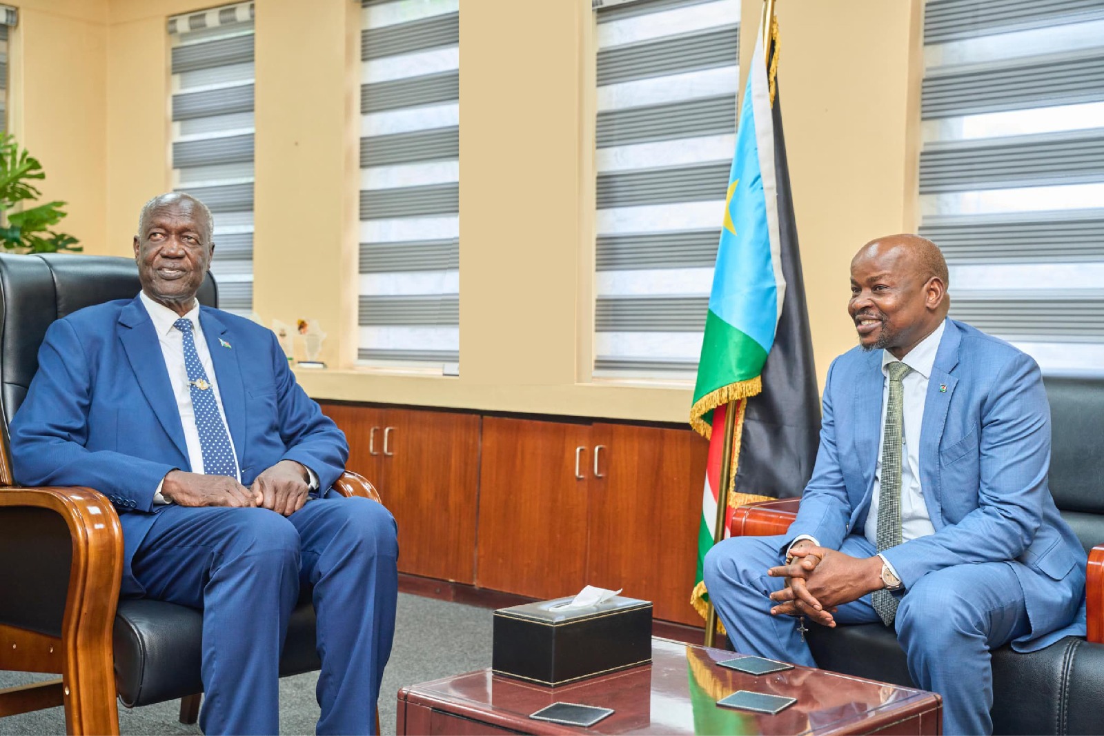 Vice President Receives Briefing from NTC Chair on Accelerating Implementation of the Revitalized Peace Agreement
