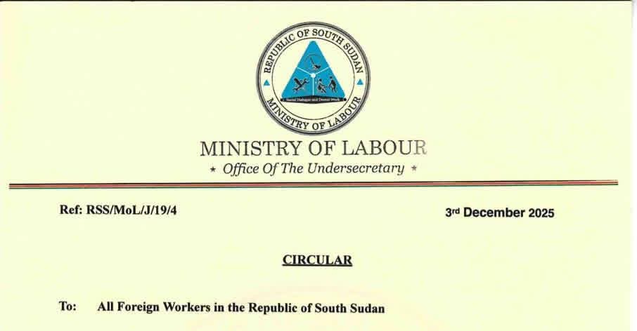 The Ministry of Labour has issued a new directive ordering strict compliance with national labour laws and work permits.