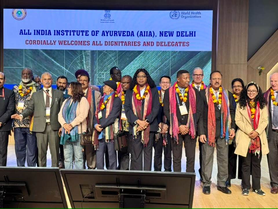 National Health Minister Participates in the 2nd Global Summit on Traditional Medicine in India