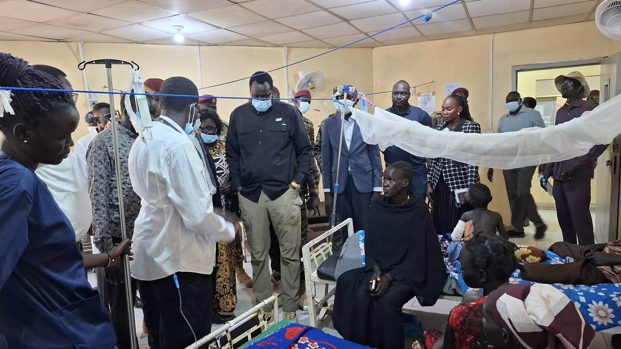 Unity State Governor Inspects Bentiu Outskirts and Rubkona Suburbs, Reviews Citizens’ Conditions