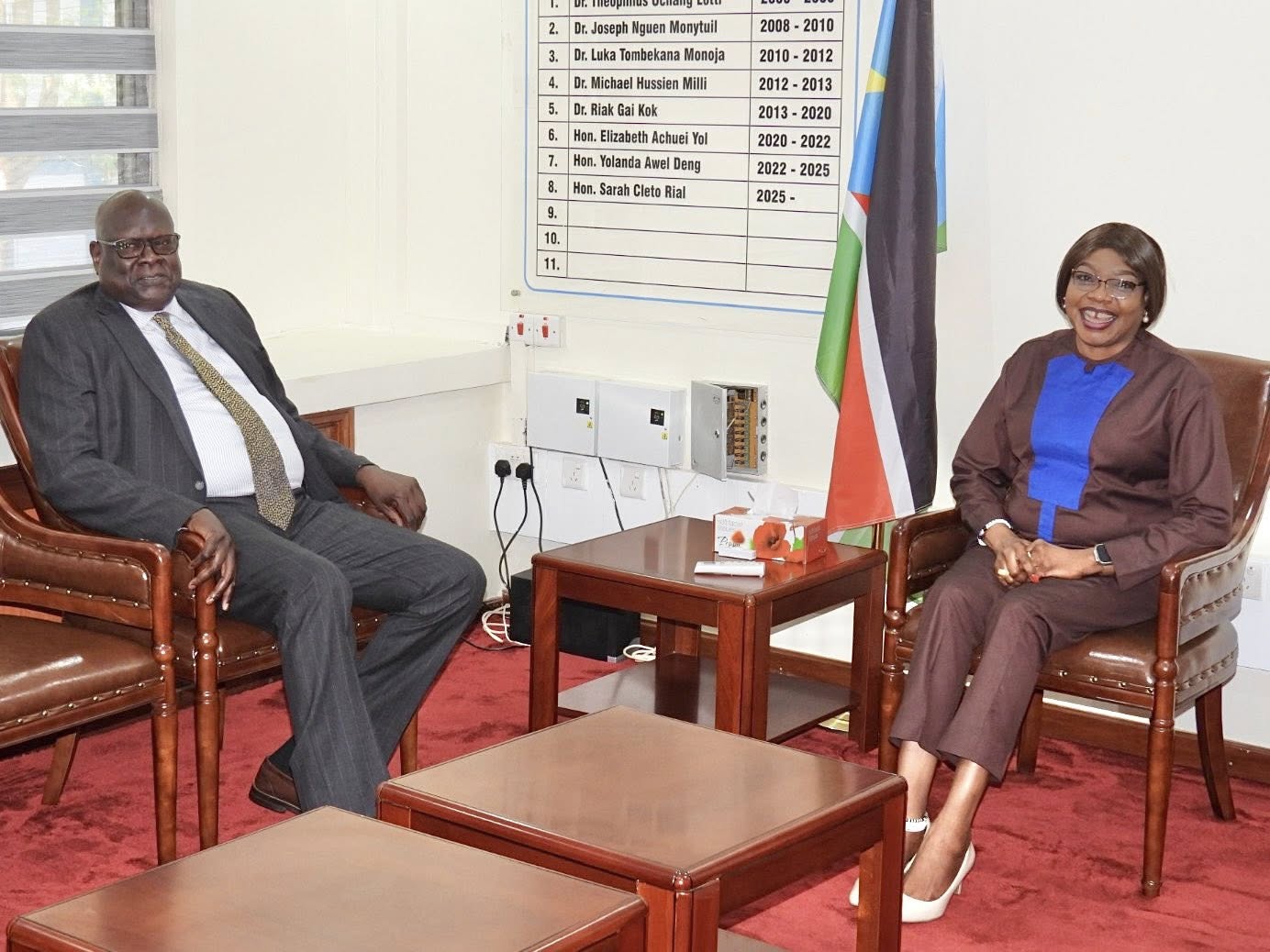 Official Meetings in Juba Focus on Health Cooperation and Women’s Empowerment