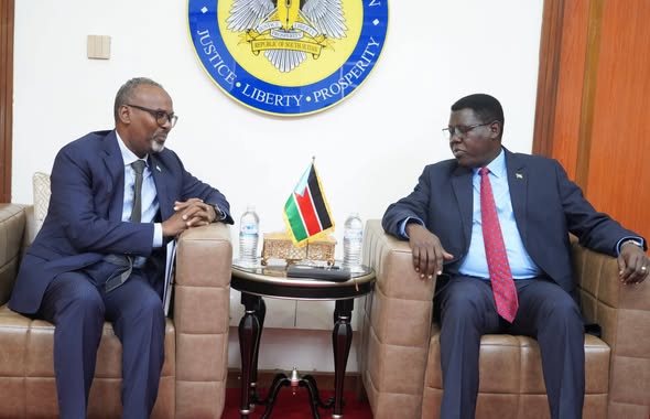 South Sudan’s Foreign Minister Meets Djibouti’s Ambassador to Strengthen Bilateral Cooperation