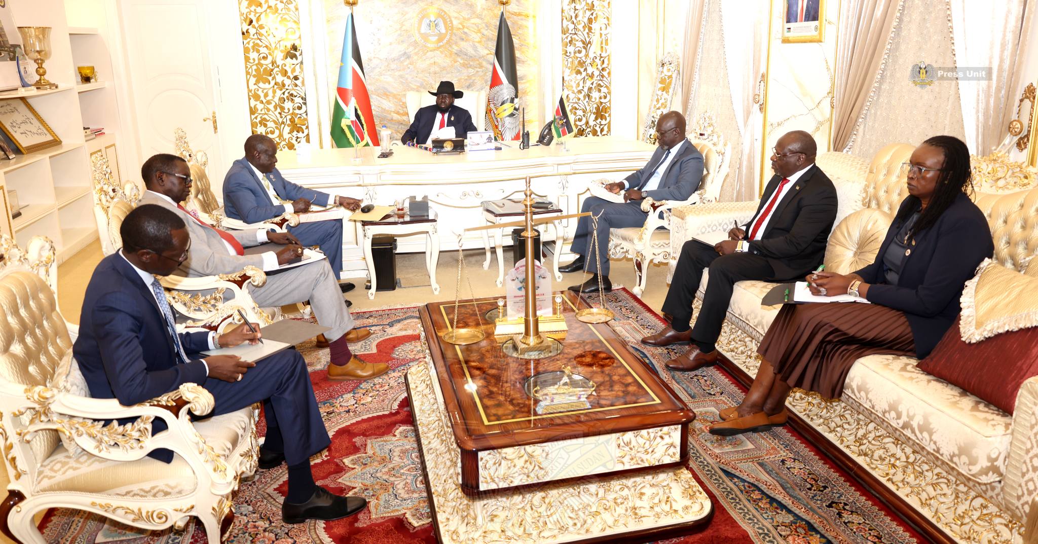 President Salva Kiir Mayardit Receives Report on Outcomes of IMF and World Bank Spring Meetings