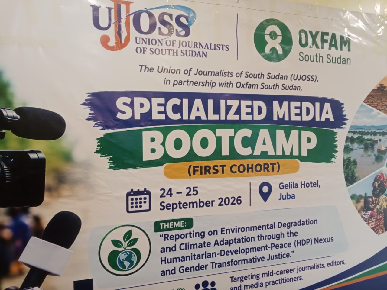 UJOSS Trains Journalists on Climate Change and Environmental Reporting
